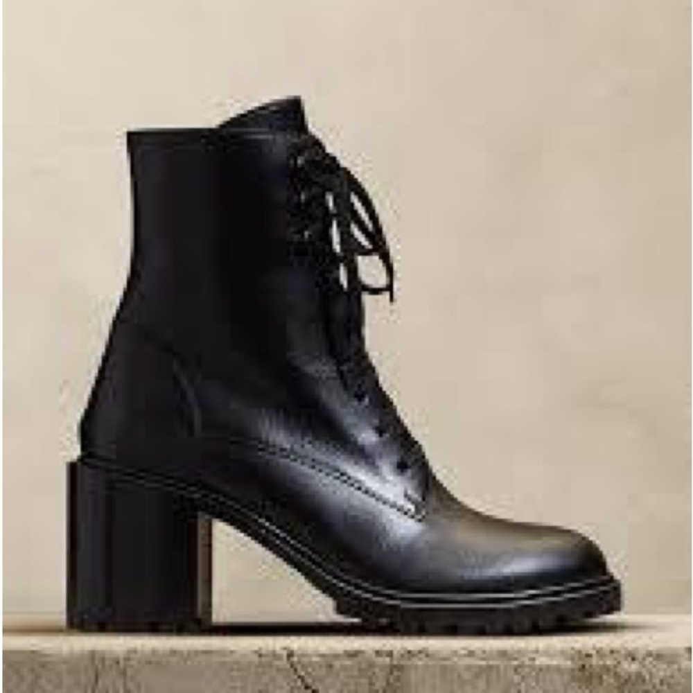 Banana Republic Mid Heel Combat Boots